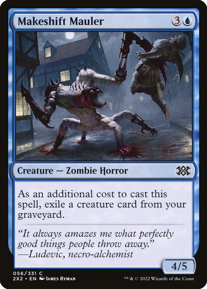 Makeshift Mauler, Double masters 2022 Card Art