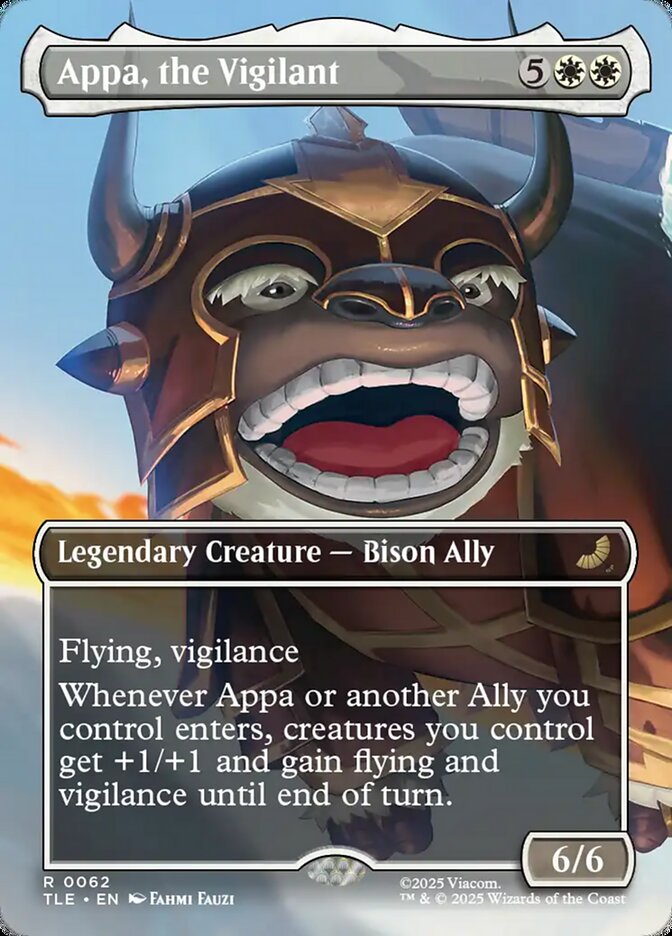 Appa, the Vigilant, Avatar: The Last Airbender Eternal Card Art