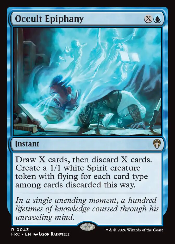 Occult Epiphany, Reality Fracture Commander Card Art