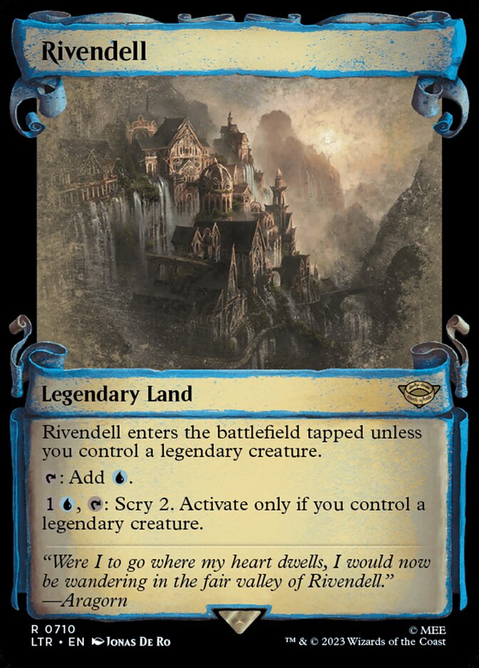 Rivendell, The Lord Of The Rings: Tales Of Middle-Earth Card Art