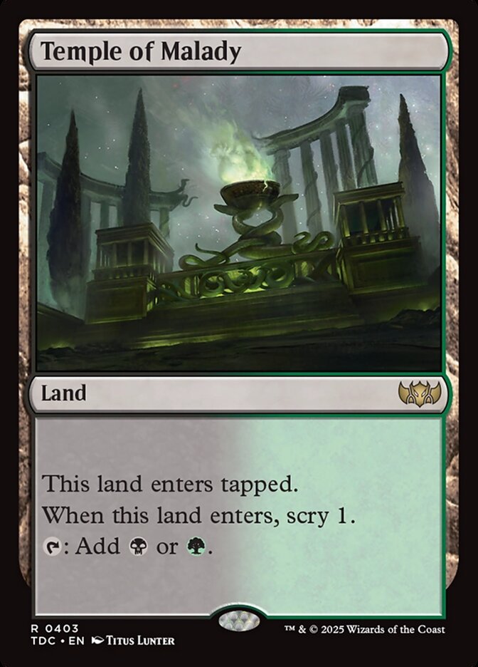 Temple of Malady, Tarkir: Dragonstorm Commander Card Art