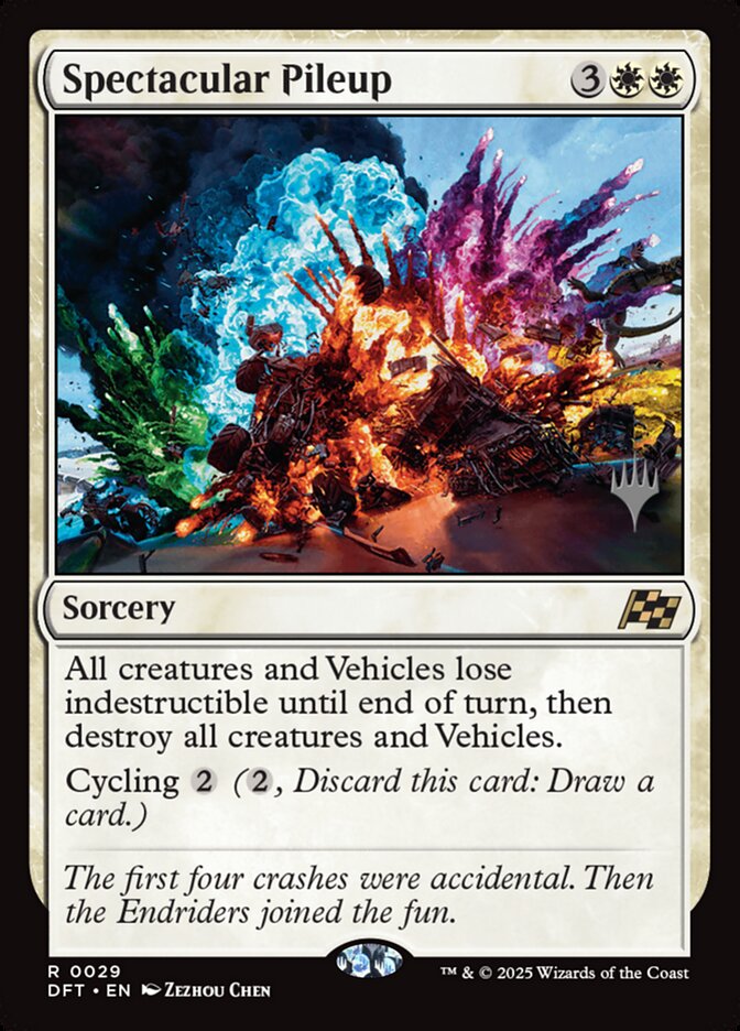 Spectacular Pileup, Aetherdrift Promos Card Art