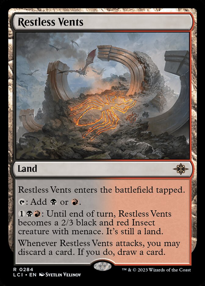 Restless Vents, The lost caverns of ixalan Card Art