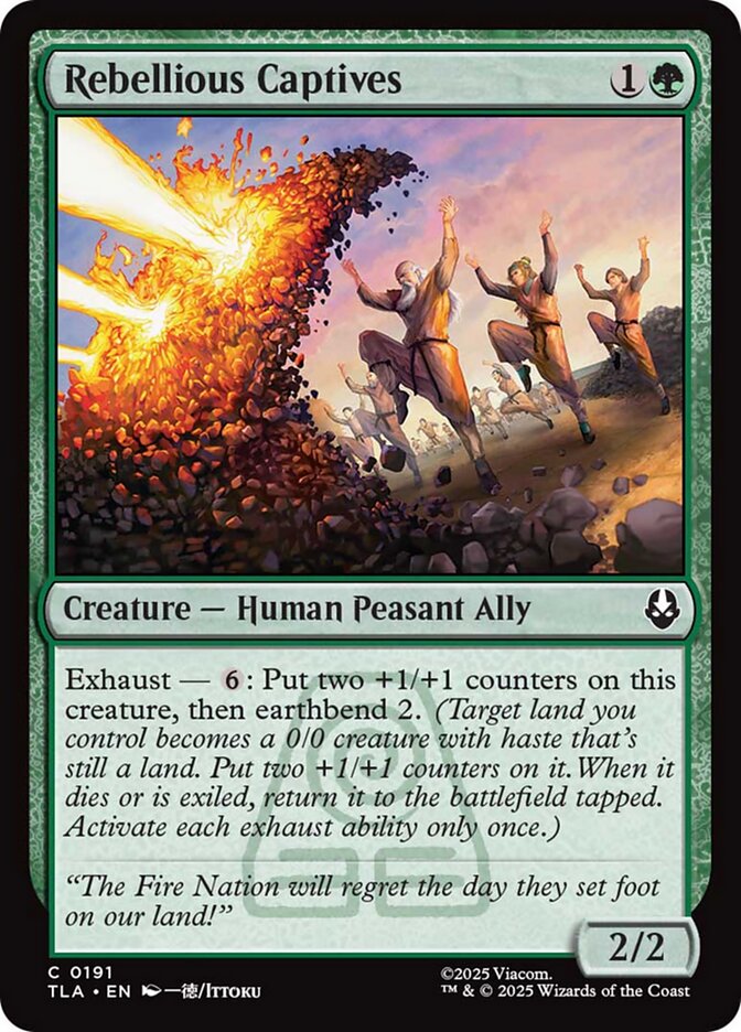 Rebellious Captives, Avatar: The Last Airbender Card Art