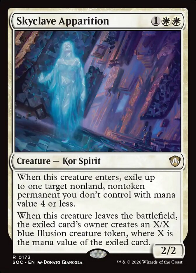 Skyclave Apparition, Secrets Of Strixhaven Commander Card Art