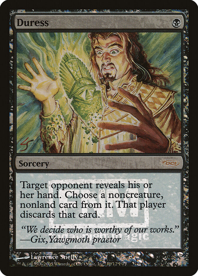 Duress, Friday Night Magic 2005 Card Art