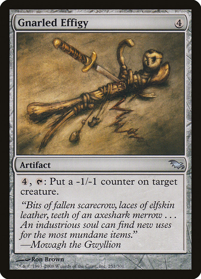 Gnarled Effigy, Shadowmoor Card Art