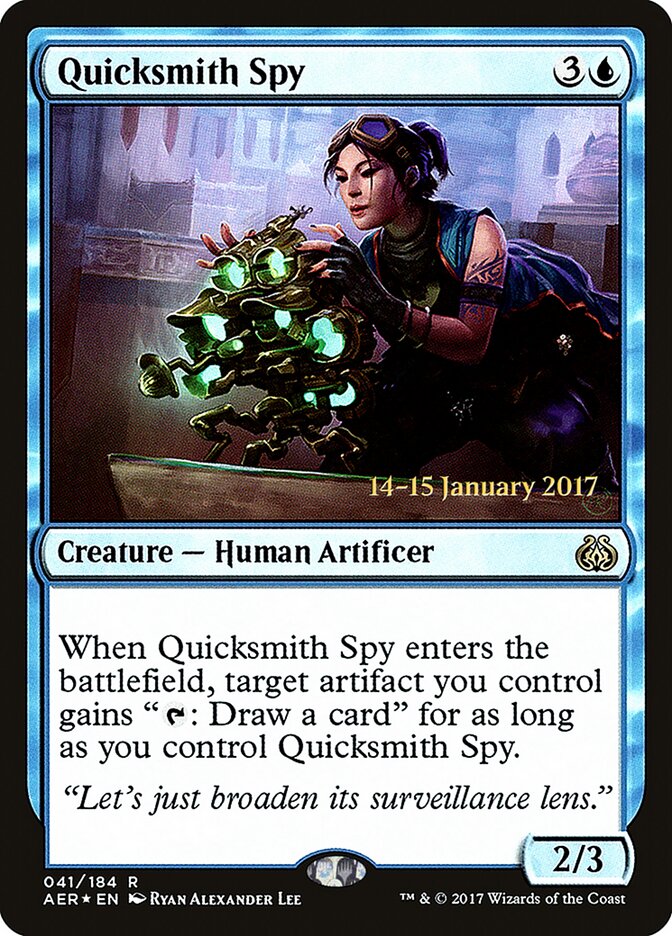 Quicksmith Spy, Aether Revolt Promos Card Art