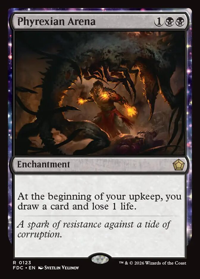 Phyrexian Arena, Foundations Commander Card Art