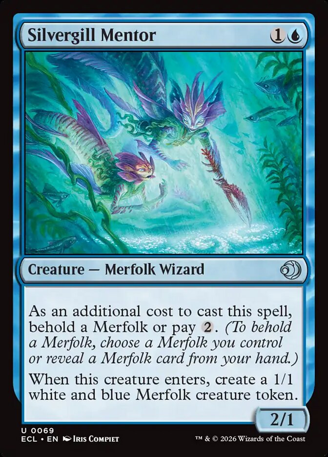 Silvergill Mentor, Lorwyn Eclipsed Card Art