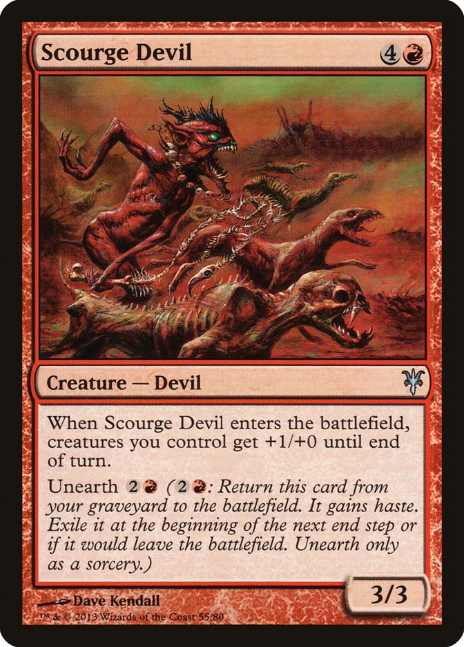 Scourge Devil, Duel decks: sorin vs. tibalt Card Art