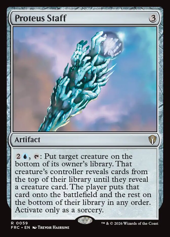 Proteus Staff, Reality Fracture Commander Card Art