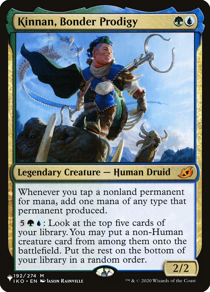 Kinnan, Bonder Prodigy, The List Card Art