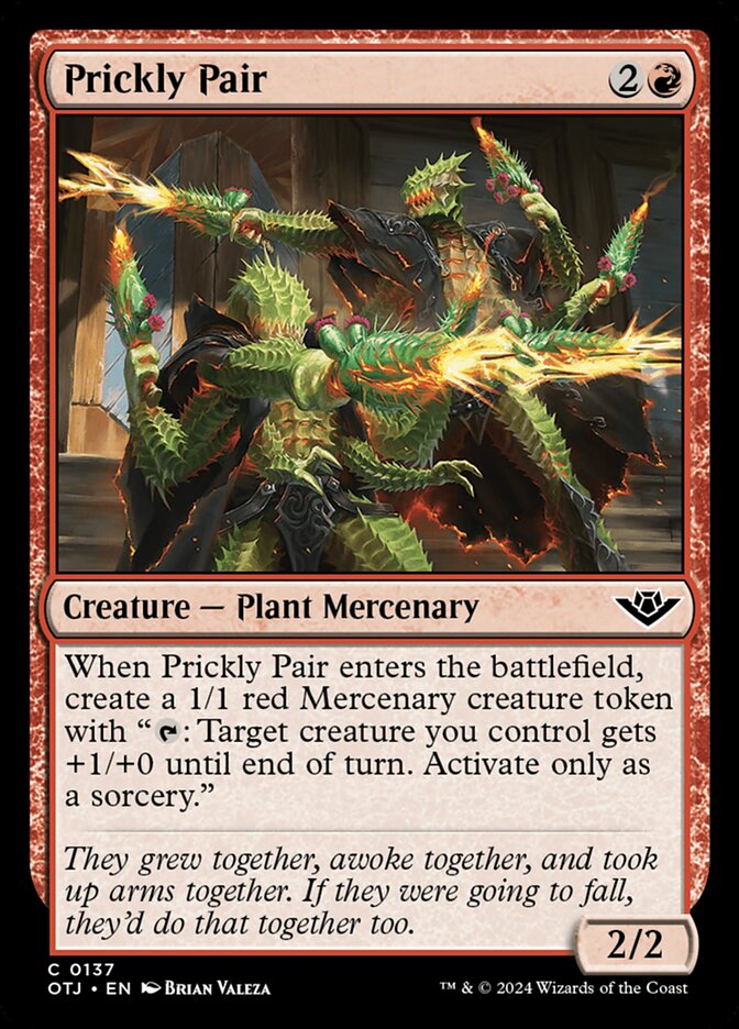 Prickly Pair, Outlaws of thunder junction Card Art