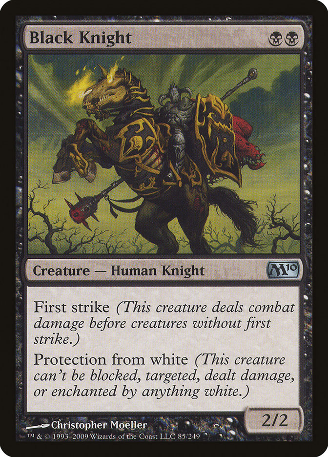 Black Knight, Magic 2010 Card Art