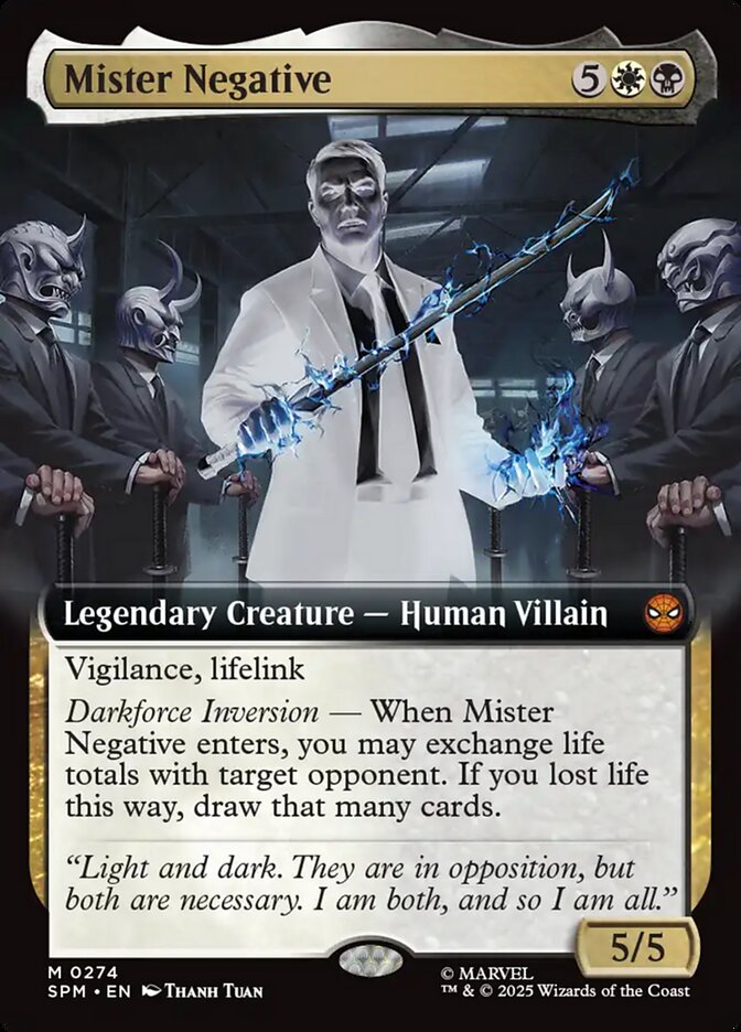 Mister Negative, Marvel'S Spider-Man Card Art