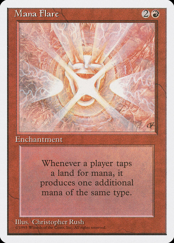 Mana Flare, Fourth Edition Card Art