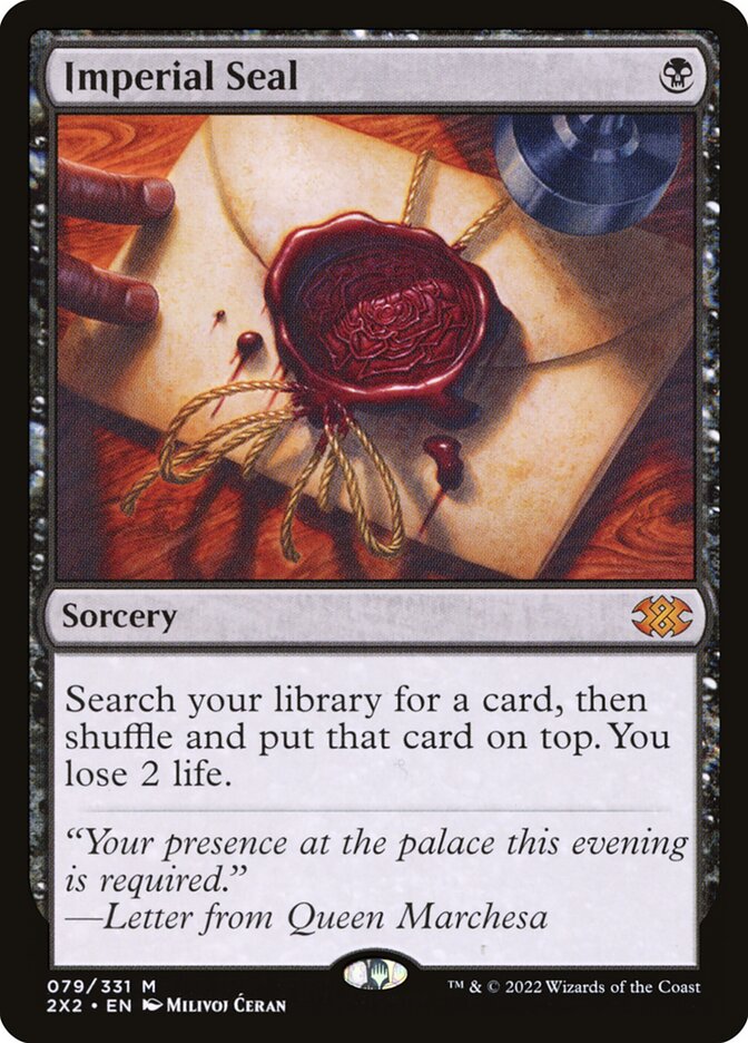 Imperial Seal, Double masters 2022 Card Art