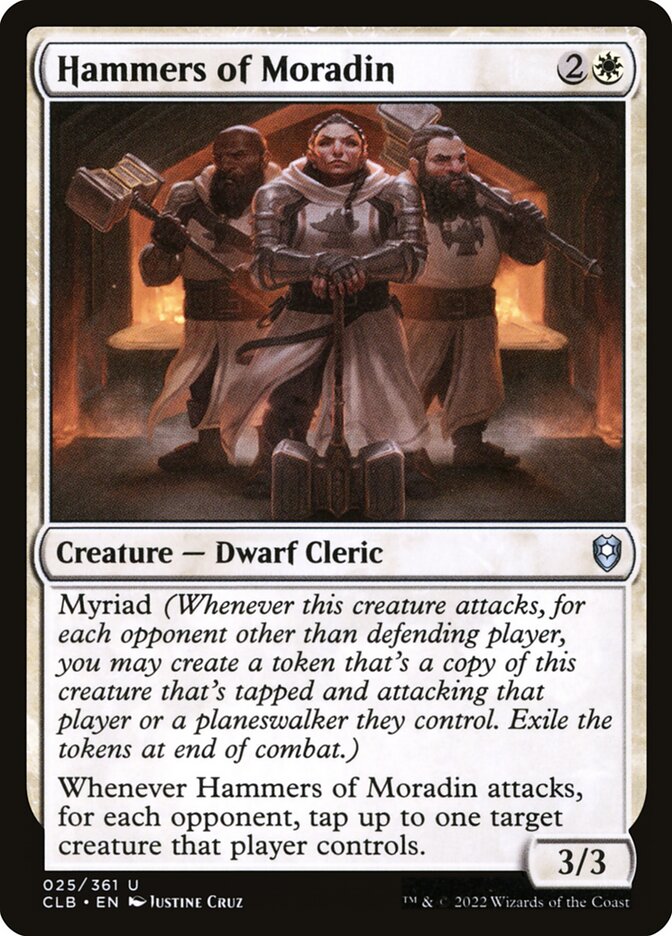 Hammers of Moradin, Commander legends: battle for baldur's gate Card Art