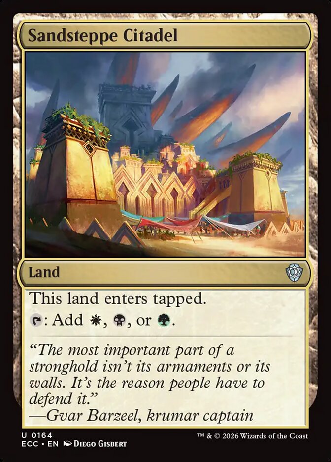 Sandsteppe Citadel, Lorwyn Eclipsed Commander Card Art