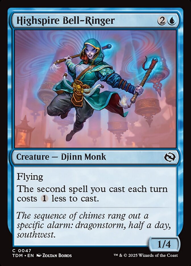 Highspire Bell-Ringer, Tarkir: Dragonstorm Card Art