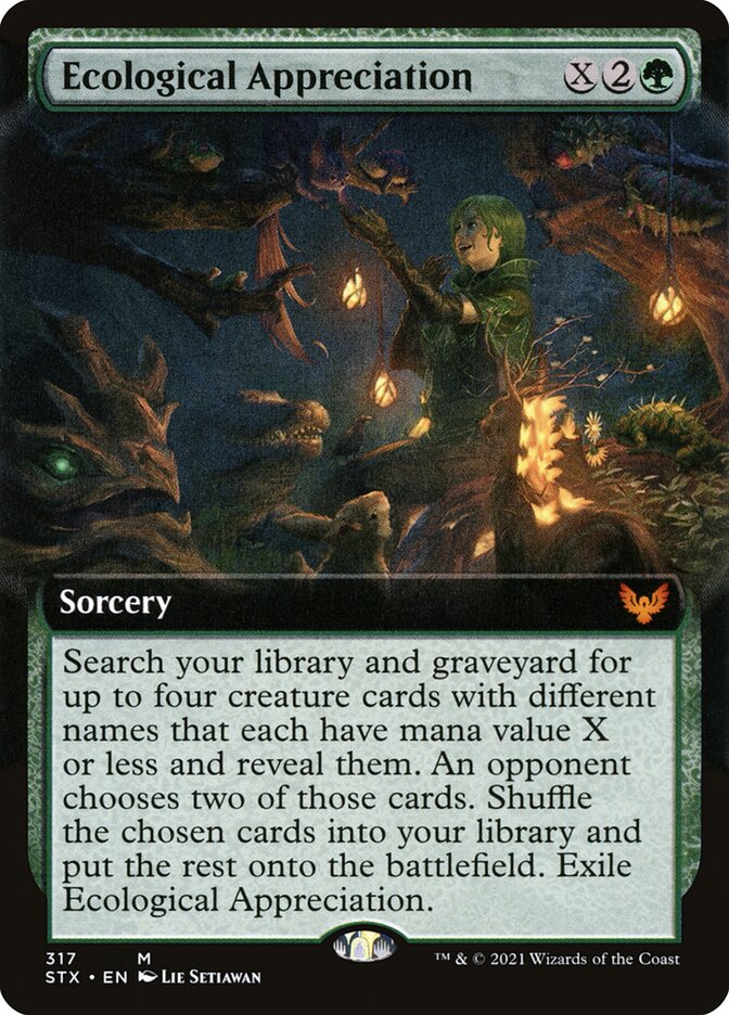 Ecological Appreciation, Strixhaven: school of mages Card Art