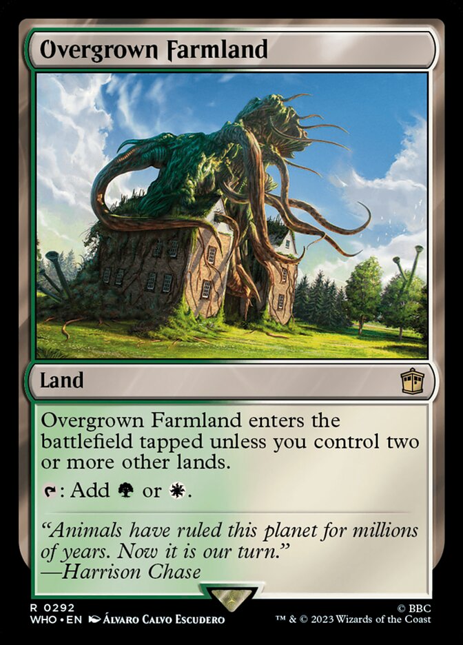 Overgrown Farmland, Doctor Who Card Art