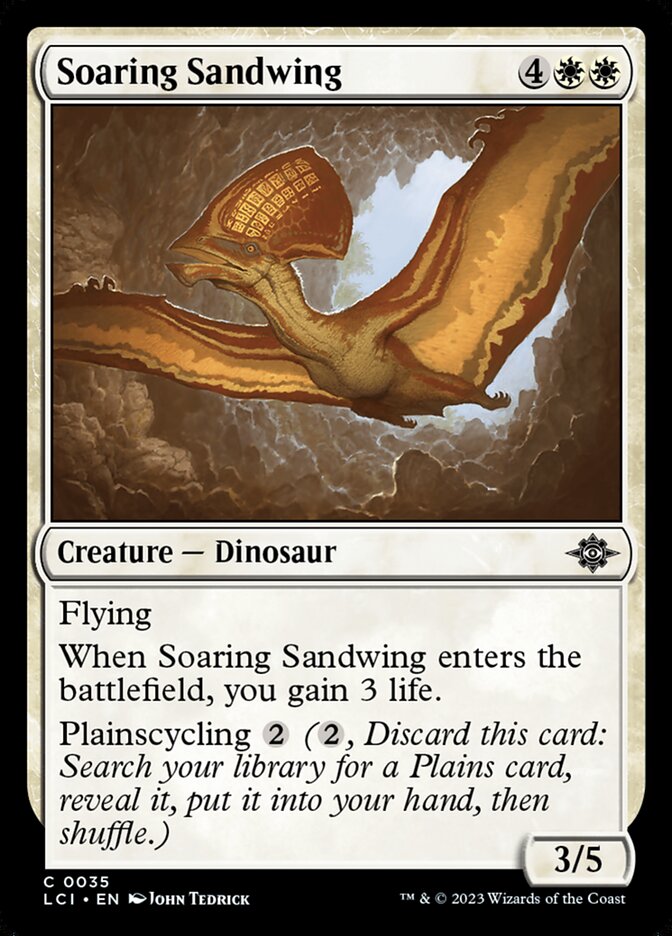 Soaring Sandwing, The lost caverns of ixalan Card Art