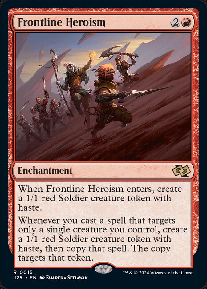 Frontline Heroism, Foundations Jumpstart Card Art