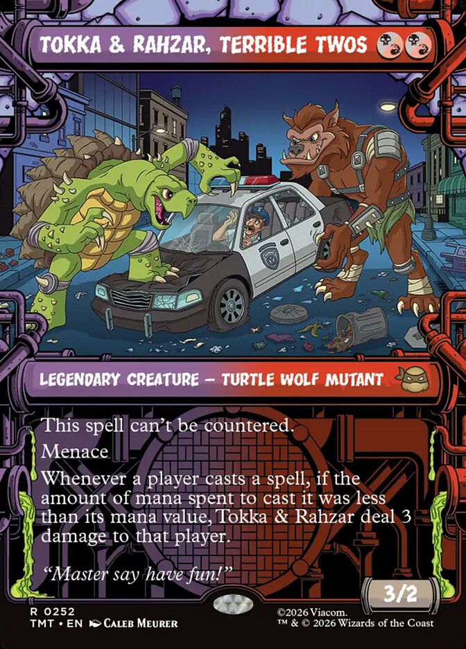 Tokka & Rahzar, Terrible Twos, Teenage Mutant Ninja Turtles Card Art
