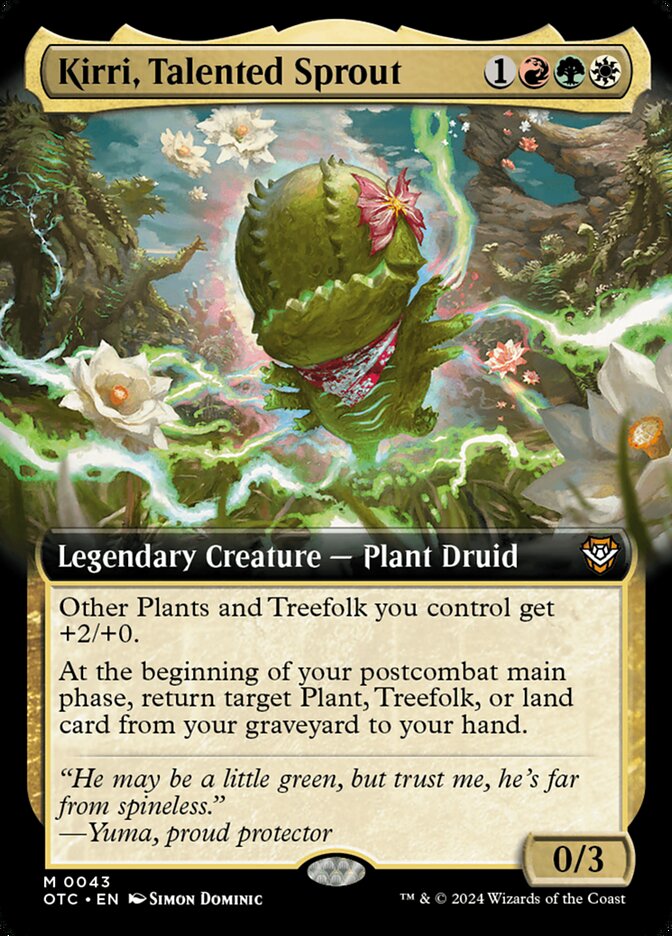 Kirri, Talented Sprout, Outlaws Of Thunder Junction Commander Card Art