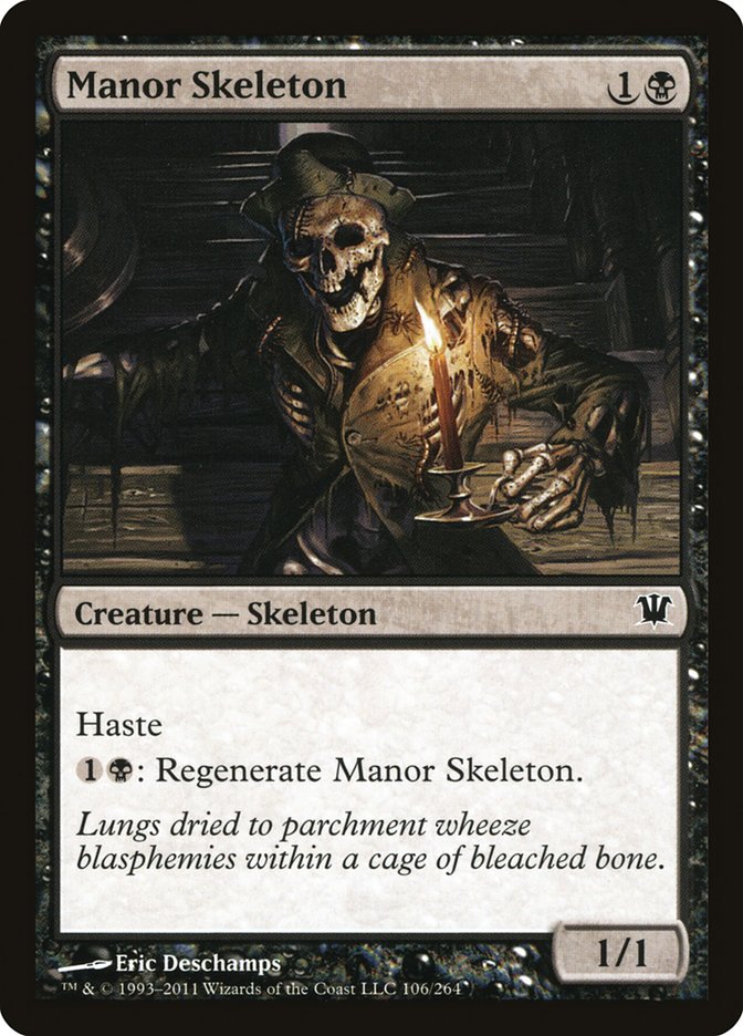 Manor Skeleton, Innistrad Card Art