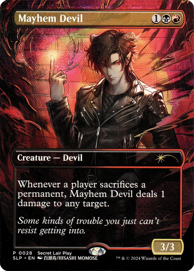 Mayhem Devil, Secret Lair Promo Card Art