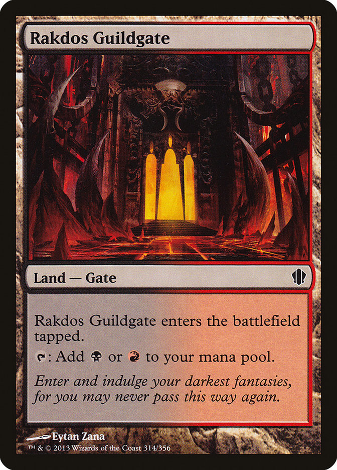 Rakdos Guildgate, Commander 2013 Card Art