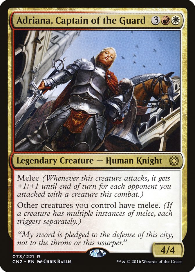 Adriana, Captain of the Guard, Conspiracy: take the crown Card Art