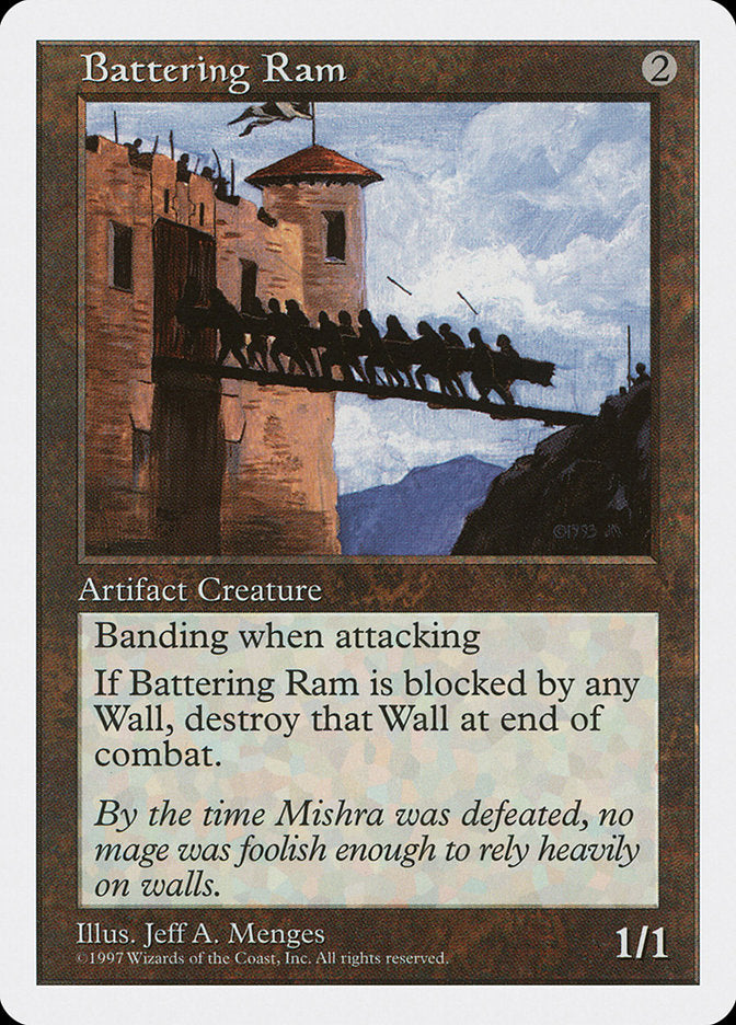 Battering Ram, Fifth edition Card Art