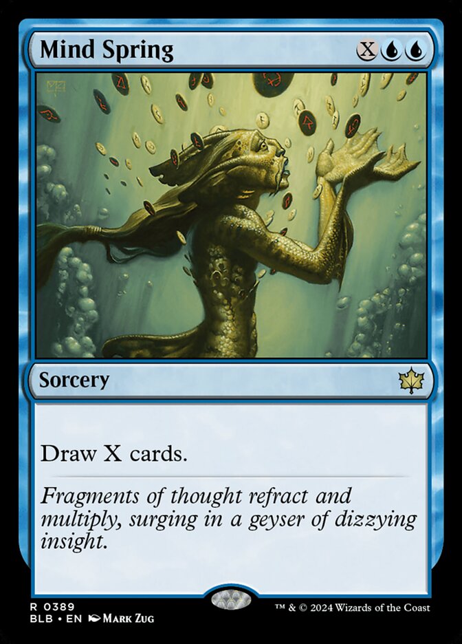 Mind Spring, Bloomburrow Card Art