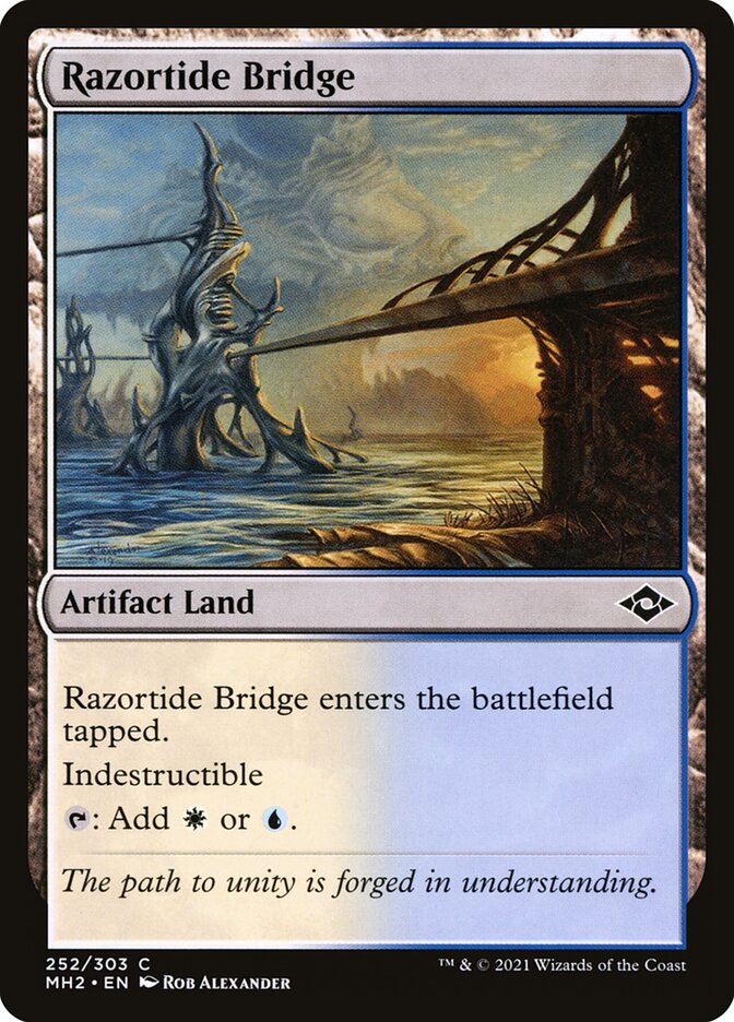 Razortide Bridge, Modern Horizons 2 Card Art