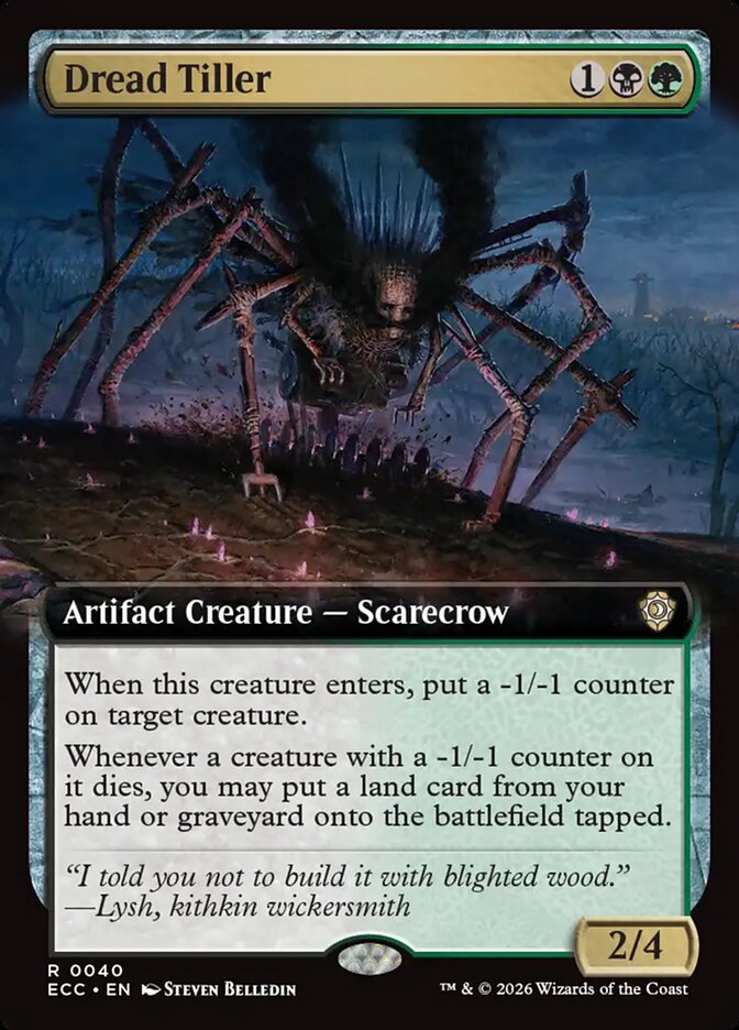 Dread Tiller, Lorwyn Eclipsed Commander Card Art