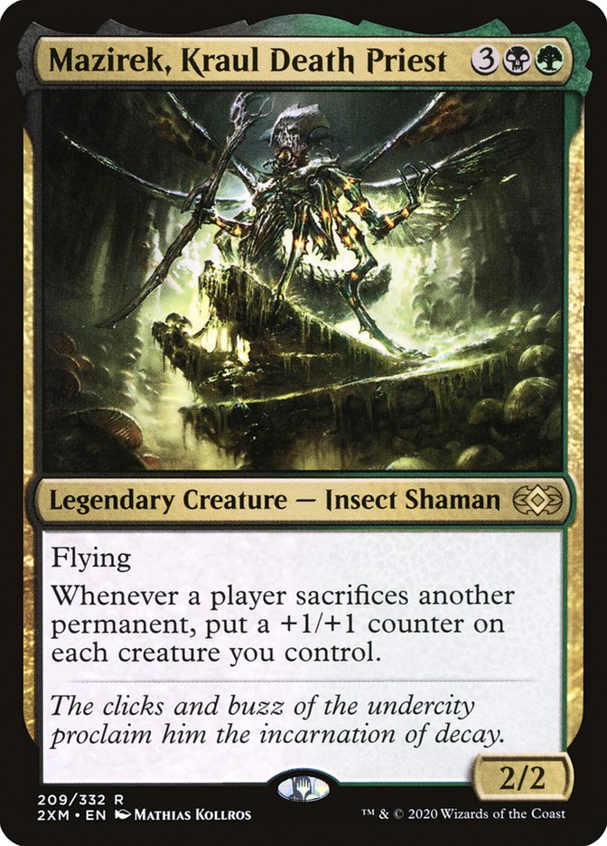 Mazirek, Kraul Death Priest, Double masters Card Art