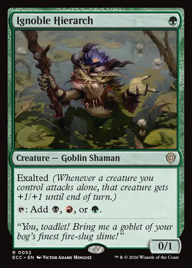 Ignoble Hierarch, Lorwyn Eclipsed Commander Card Art