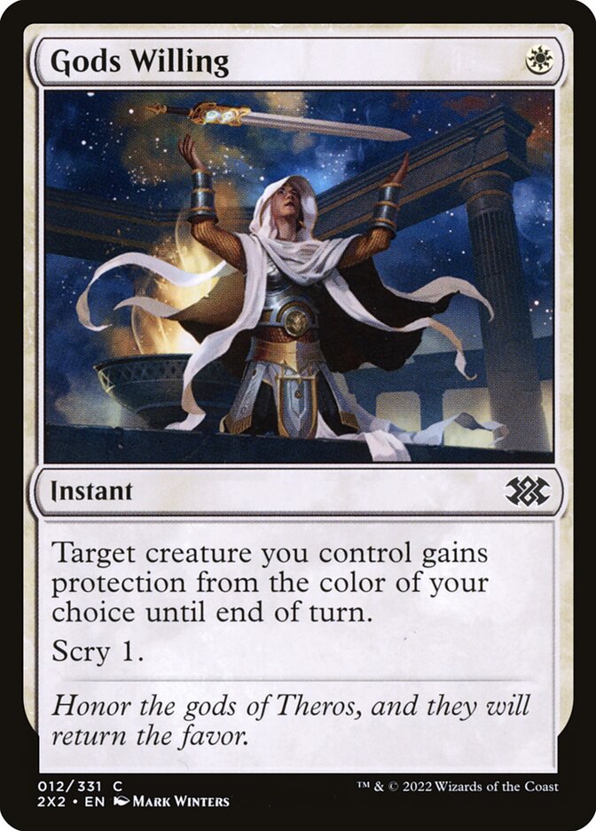 Gods Willing, Double masters 2022 Card Art