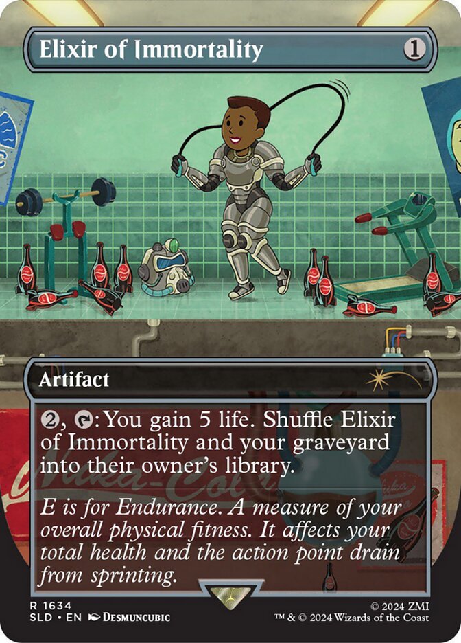 Elixir of Immortality, Secret lair drop Card Art
