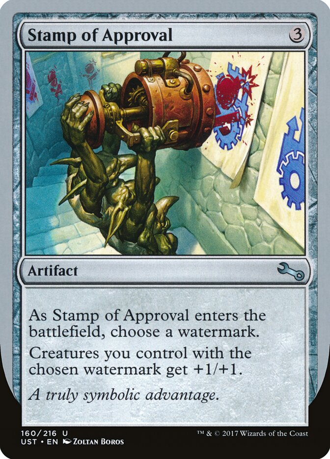 Stamp of Approval, Unstable Card Art