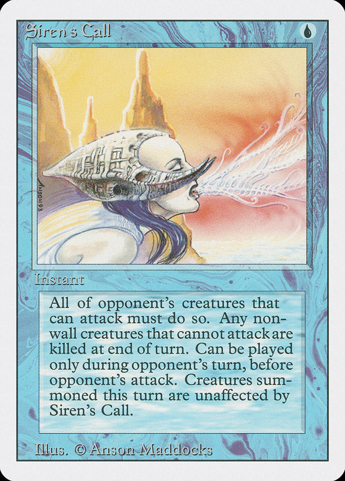 Siren's Call, Revised edition Card Art