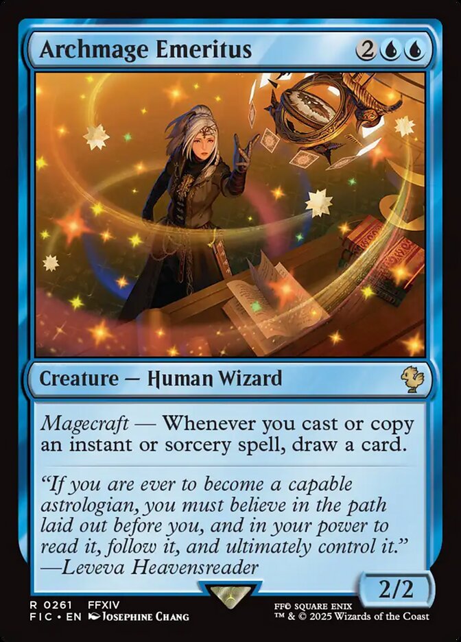 Archmage Emeritus, Final fantasy commander Card Art