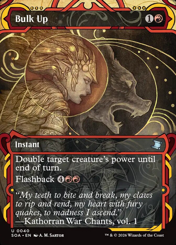 Bulk Up, Secrets Of Strixhaven Mystical Archive Card Art