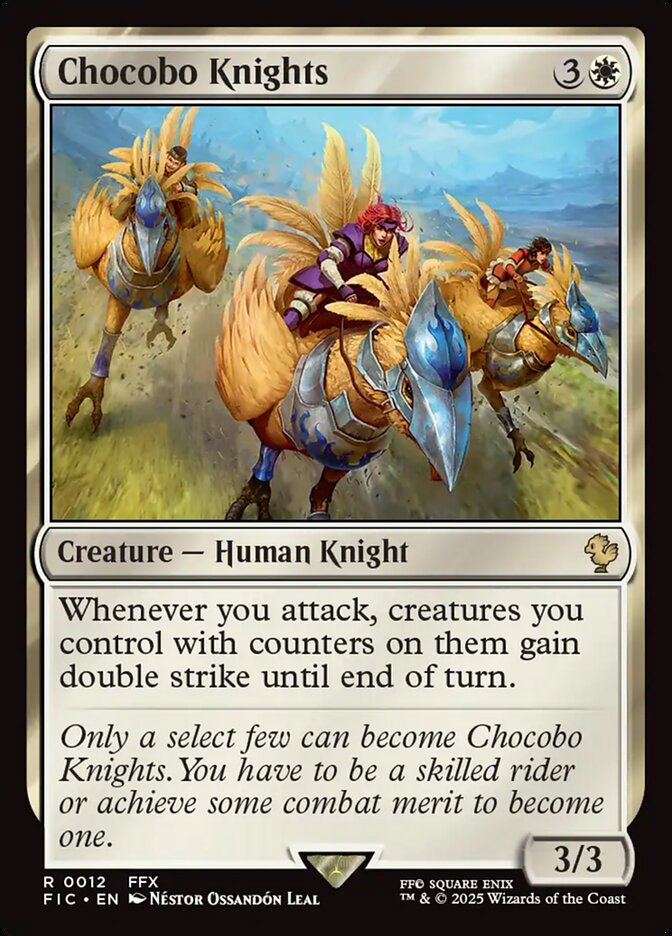 Chocobo Knights, Final fantasy commander Card Art