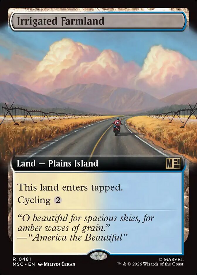 Irrigated Farmland, Marvel Super Heroes Commander Card Art