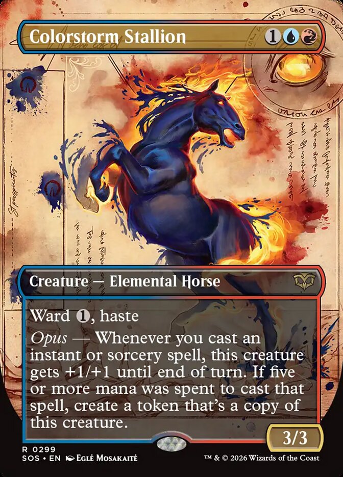 Colorstorm Stallion, Secrets Of Strixhaven Card Art